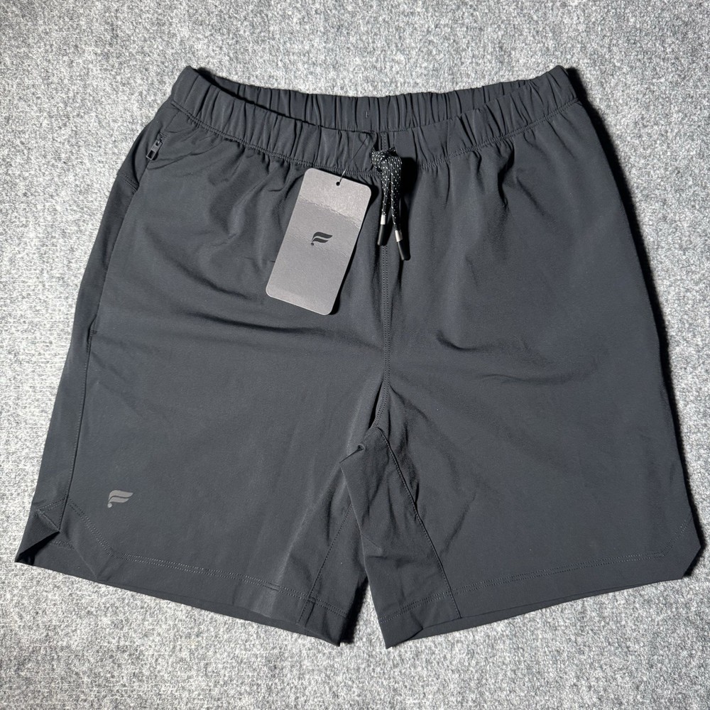 Fabletics The One Short 5 Inches Mens XS Black Logo NEW NWT