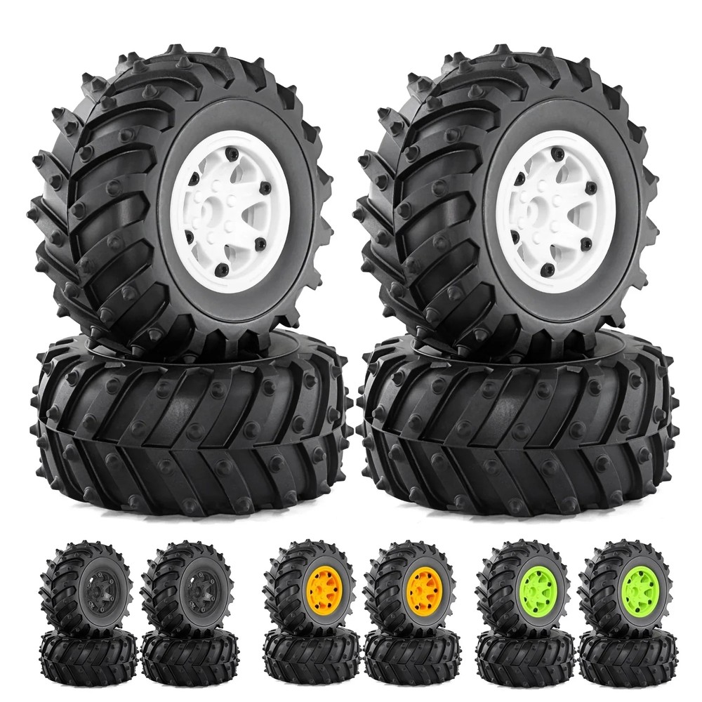 1/10 RC 128mm Monster Truck Buggy Tires for SCX10 Traxxas HIMOTO HSP HPI Tamiya