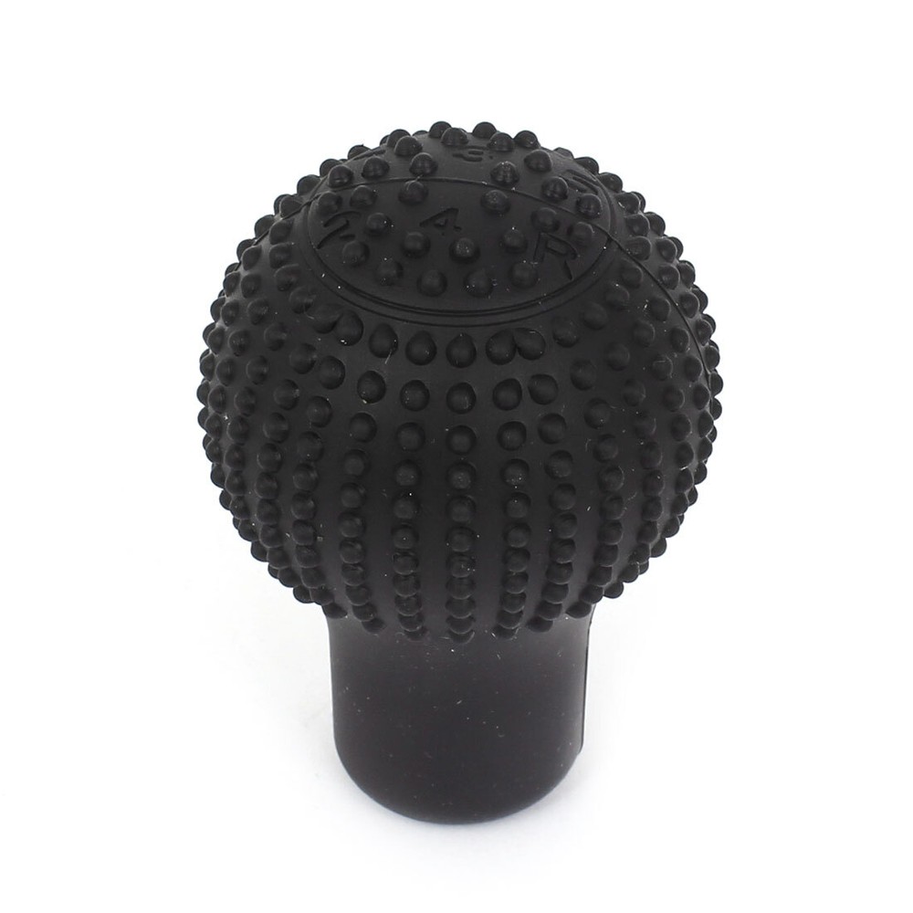 sourcingmap Car Round Bump Black Silicone Nonslip Lever Gear Shift Knob Cover