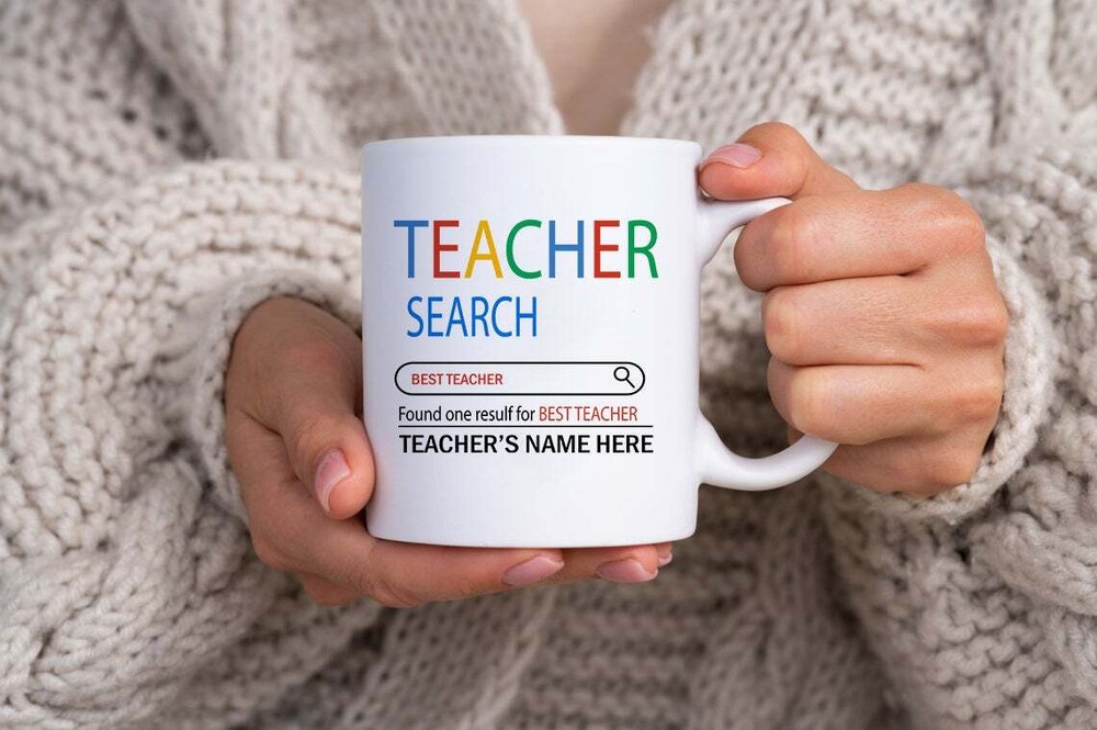 Custom Teacher Mug Personalized Mug Teacher Cup New Teacher Gift Best Teacher