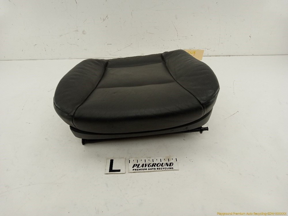 BMW 528i Driver Left Front Lower Leather Seat Cushion Black Fits 2008-2010 08 09
