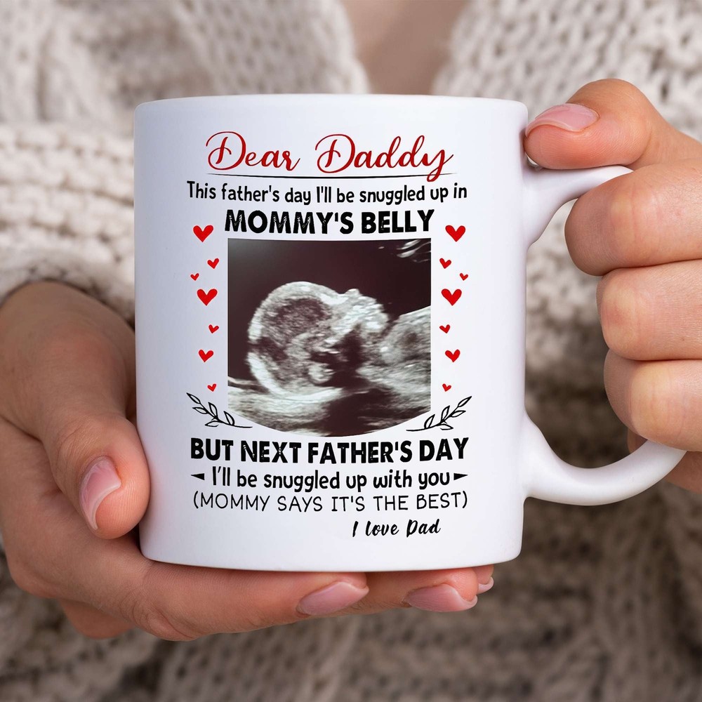 Personalized Dad Mug I’ll Be Snuggled Up With Dad Mug Father's Day Gifts Mug
