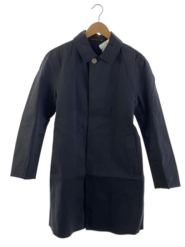 Mackintosh  Steel Collar Coat/38/Cotton/Nvy/Plain/Y60-02 3398