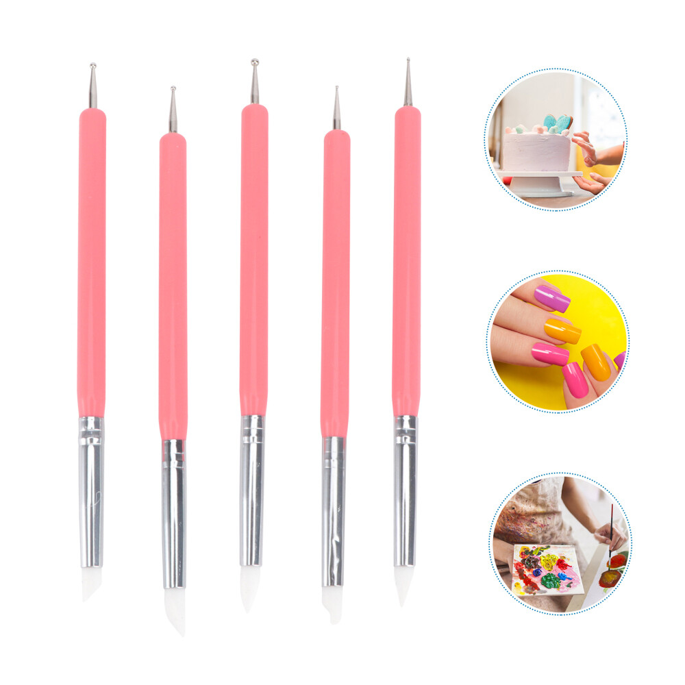 Fondant Modeling Pen with Rubber Tip for Nail Art Clay and Dotting