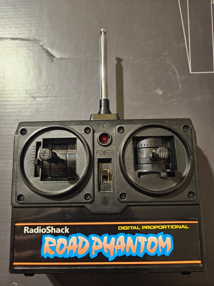 Vintage Radio Shack Road Phantom 27Mhz Remote Control Car Tested Works