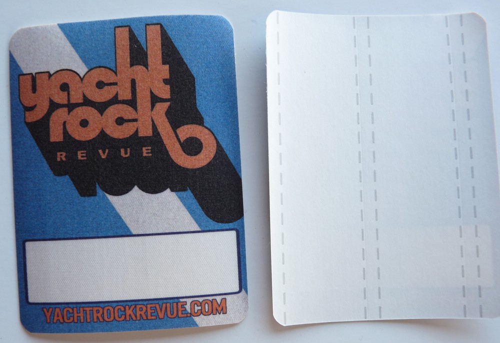 Yacht Rock Revue Blue Concert Tour Backstage Pass D19