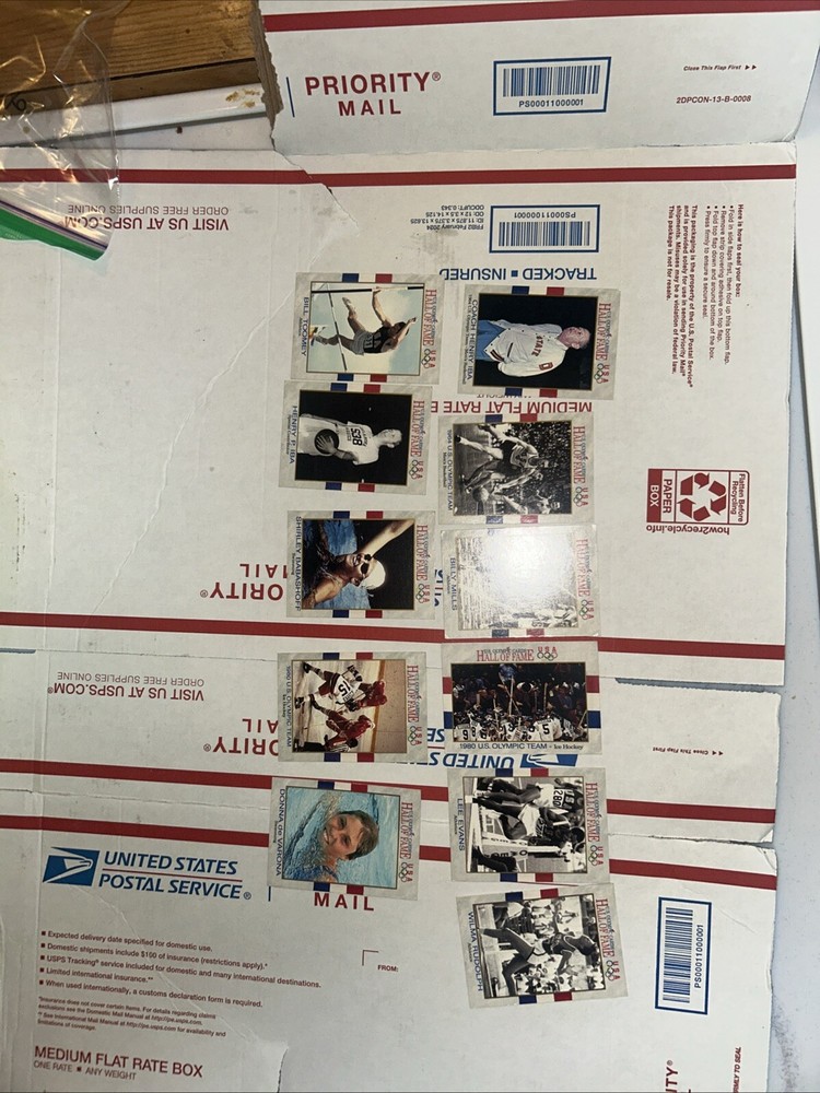 US Olympics Hall Of Fame Set Of 11 Sport Trading Cards TEAM USA Athletes