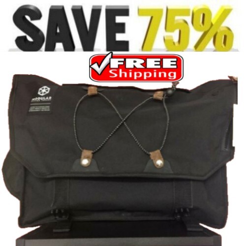 Clearance Sale black BAG MESSINGER High School Travel Laptop Rucksack Zipper NWT-image