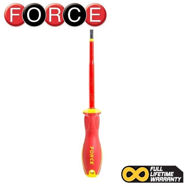 3.5mm x 100mm Flat Head Insulated Screwdriver - 713N035 - Safe Electrical Tool