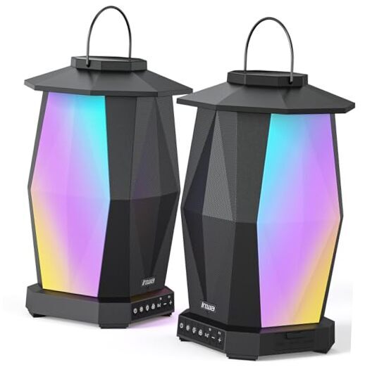 Outdoor Bluetooth Speakers, Linkable Wireless Speaker Up to 100 Black