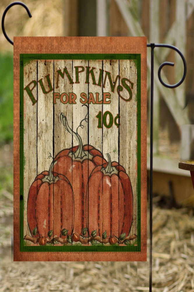 Double Sided Garden Flag – High-Quality Pumpkins For Sale