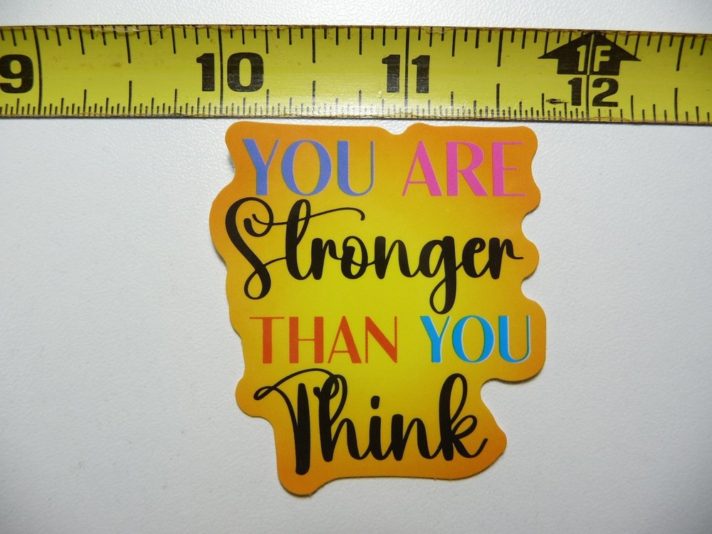 Believe in Yourself Motivational Sticker Decal for Positivity