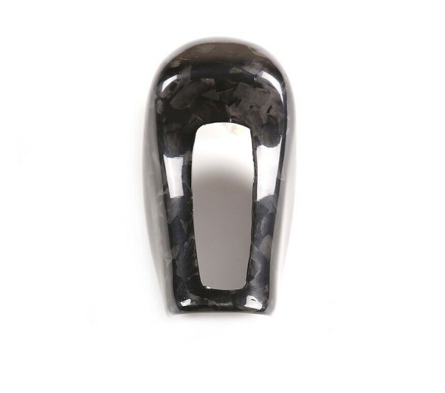 Real Forged Carbon Fiber Gear Shift Knob Cover Fit for Maserati Levante Ghibli