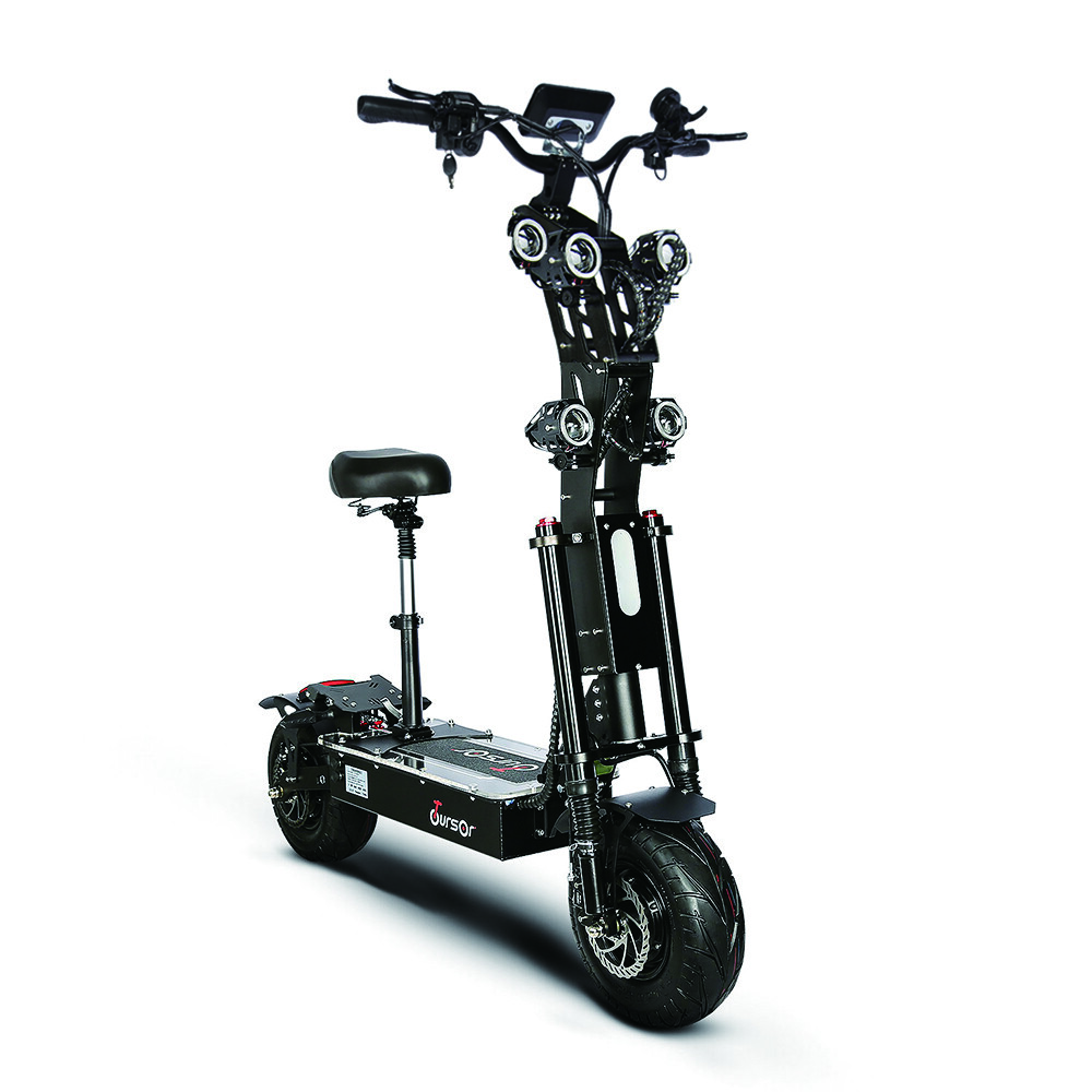 8000W Foldable Dual Motor Strong Power Electric Scooter 60V/50AH Fast speed NDfr