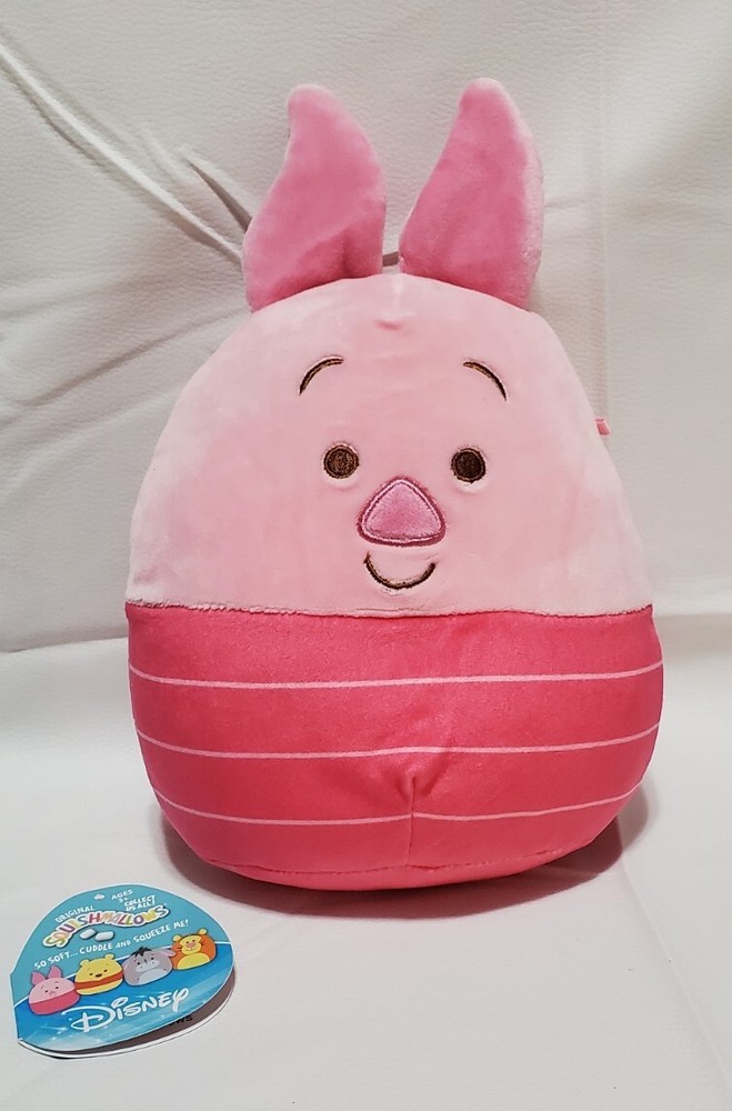Squishmallow Kellytoy Disney Piglet from Winnie The Pooh 8 Inch Plush with Tag