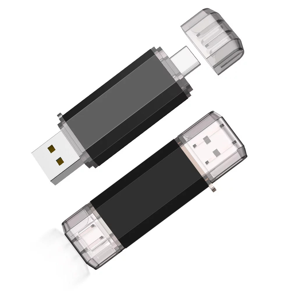 Kootion USB 3.0 32GB 64GB 128GB 256GB Metal Flash Drive Type-C/ USB Port U Drive