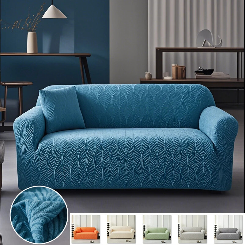 Stretchable Jacquard Sofa Cover Removable Washable Slipcover  