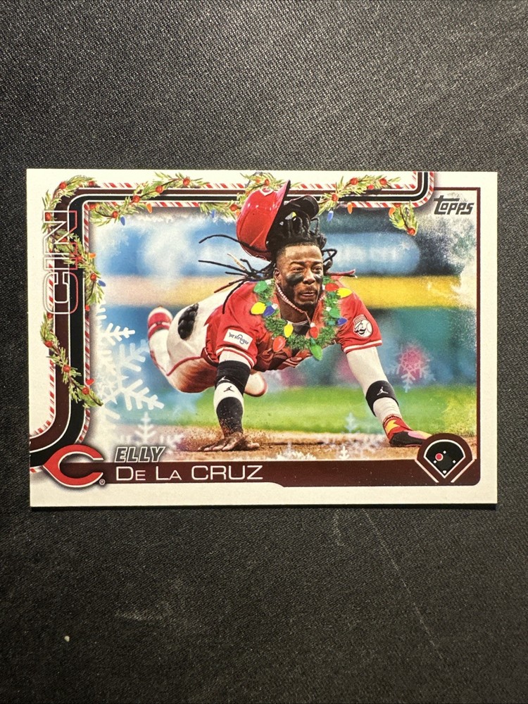 2025 Topps Holiday Elly De La Cruz Variation (SP) #H97 Reds