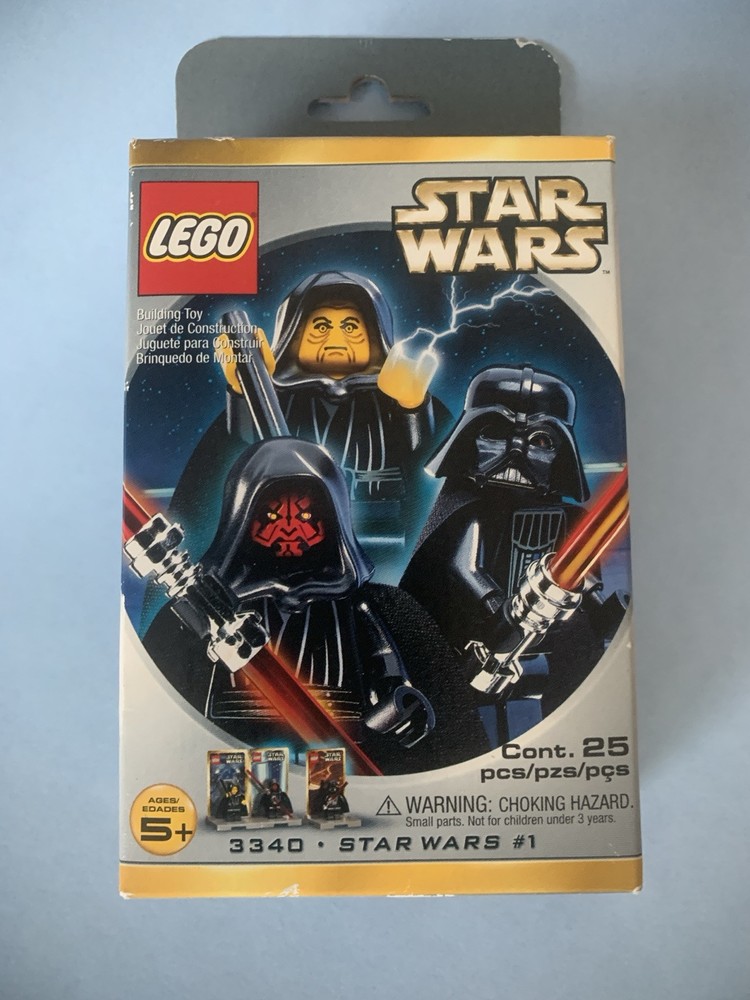 LEGO Star Wars Minifig Pack Luke Skywalker Han Solo Boba Fett Sealed 3341