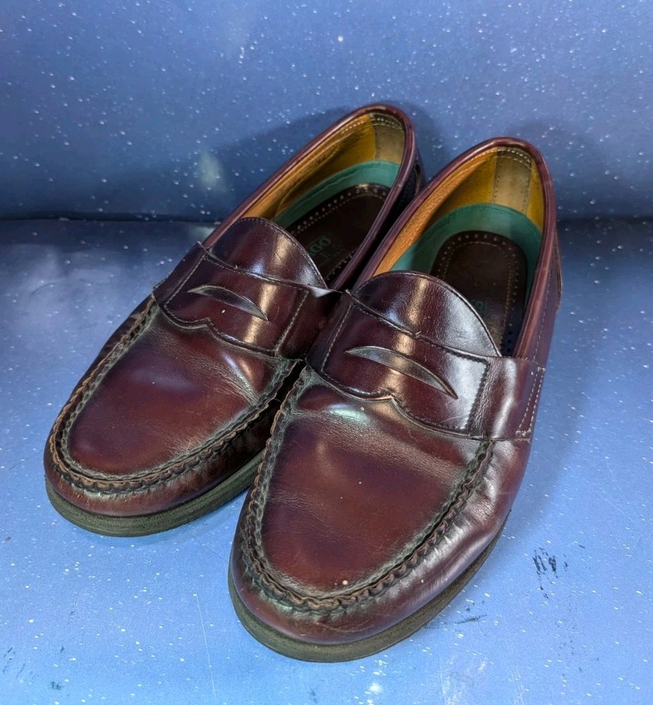VTG Sebago Lites Cordovan Penny Loafer — Men's — Size 10