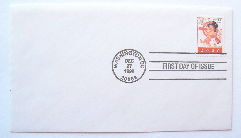 2000 New Years Baby US Stamp First Day Cover FDC Postmark Washington DC-image