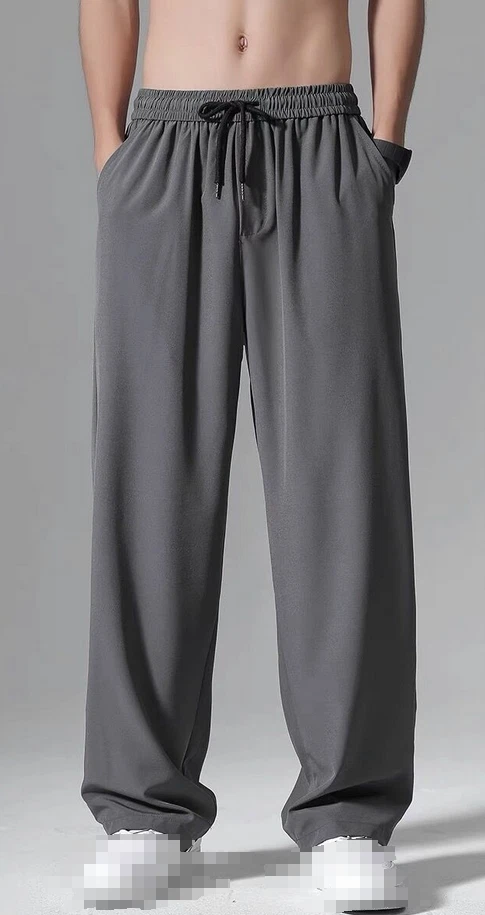 Men's Pants With Deep Pockets Loose Fit Casual Jogging Men's Twill Pants