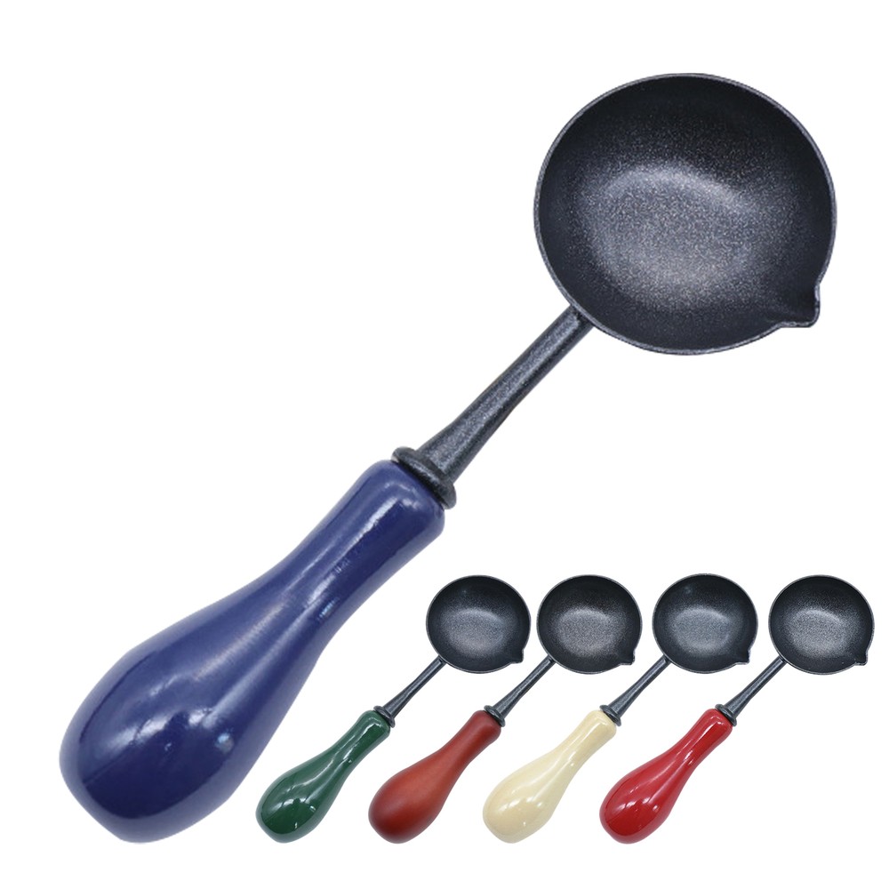 Wax Melting Spoon Sealing Stamp Melting Spoon Non-stick Wax Seal Warmer Wax Seal