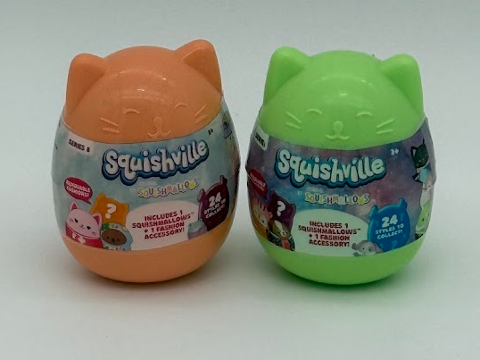 Squishville Mystery Mini Plush Egg Bundle 🐾 Series 8 - Orange & Green NEW