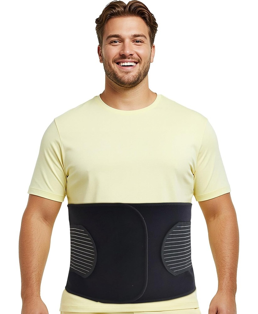 Post-Surgery Hernia Belt for Plus Size Men & Women – Abdominal Binder Support