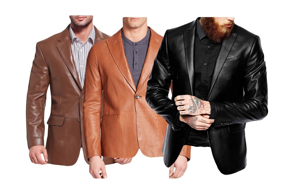 Genuine Soft Lambskin Leather Blazer For Mens Slim Fit Casual Stylish Coat MB9a