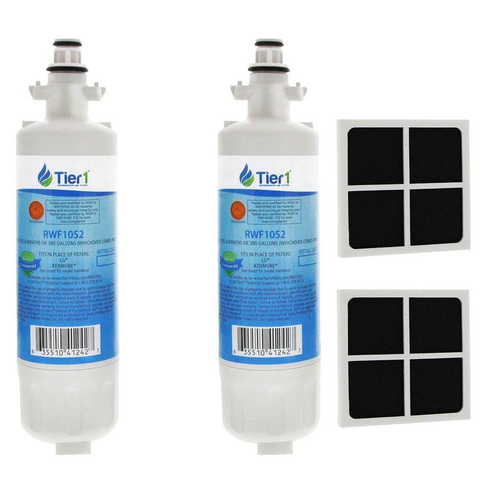 LG Refrigerator Water & Air Filter Combo 2-Pack ADQ36006101 Replacement