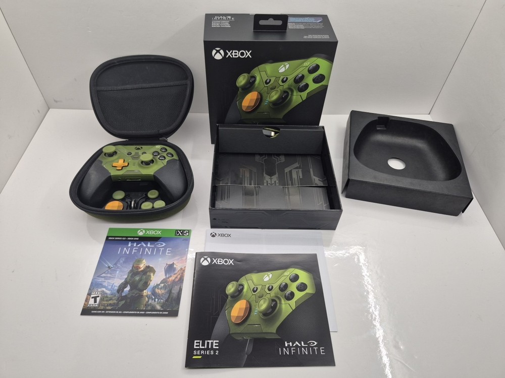 Microsoft Xbox Elite Series 2 Halo Infinite Limited Edition Controller Green CIB