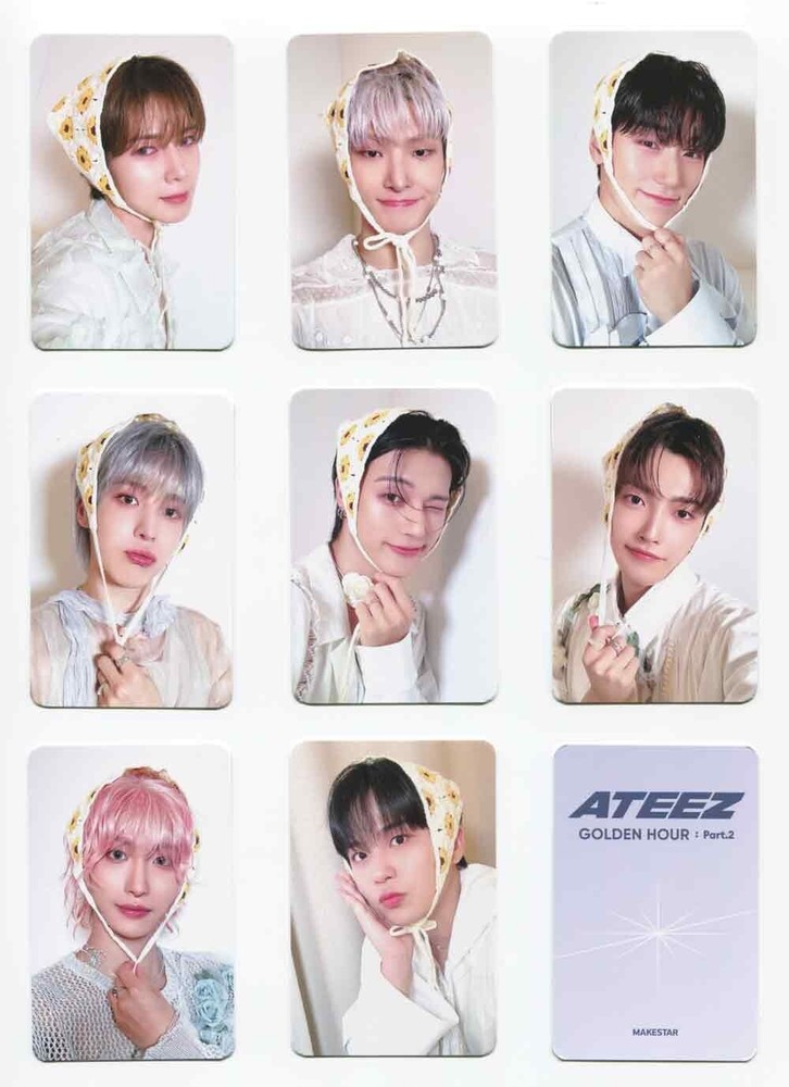 ATEEZ - GOLDEN HOUR : Part.2 [MAKESTAR] POCA ver. PREORDER EXCLUSIVE PHOTOCARD