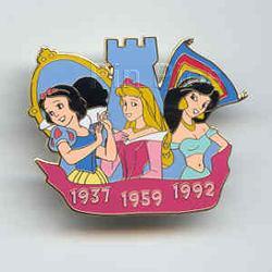 Disney WDW Journey Through Time Princesses Collectible Pin