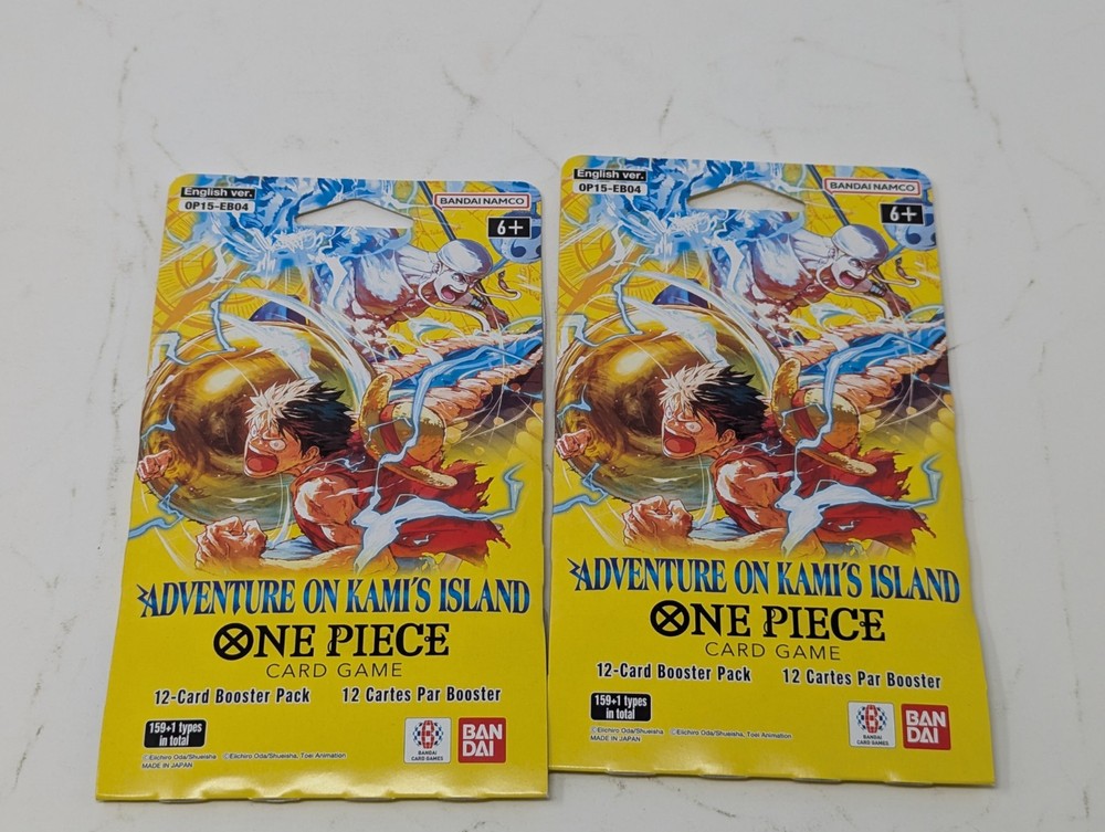ONE PIECE ADVENTURE ON KAMI’S ISLAND SLEEVED BOOSTER PACK (LOT OF 2)