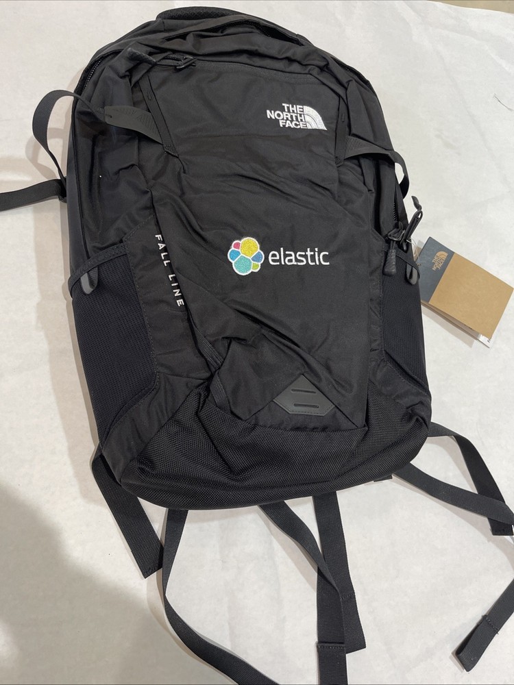 The North Face Fall Line Backpack 28L in TNF Black with Logo Brand New