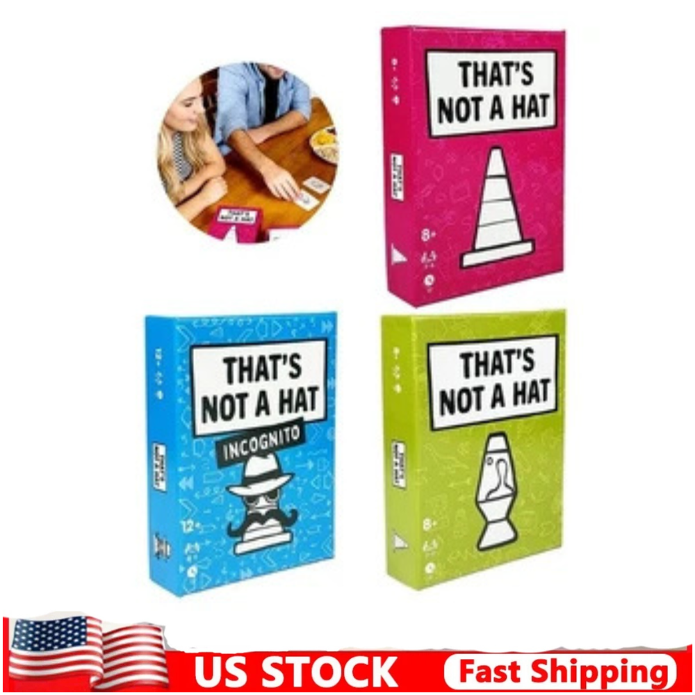 That'S Not a Hat - Fun Bluffing & Memory Party Game for All Ages Components