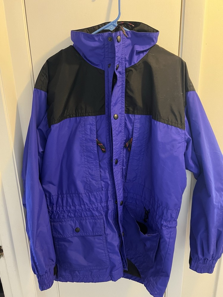 105 Degree Meridien Unisex Outdoor Wind Rain Snow Jacket Purple/Black Size XL
