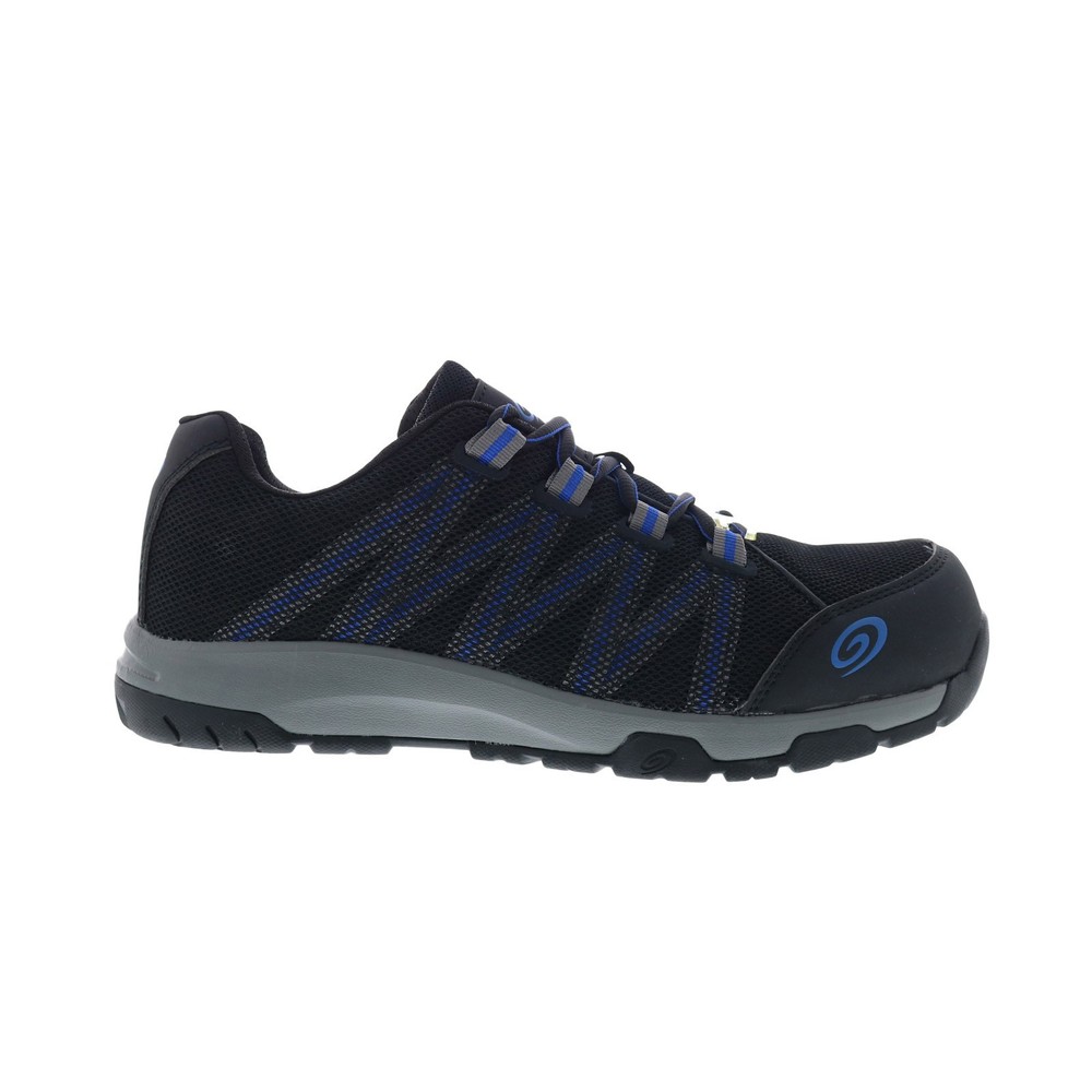 Nautilus Accelerator Oxford Carbon Toe ESD Mens Black Athletic Work Shoes