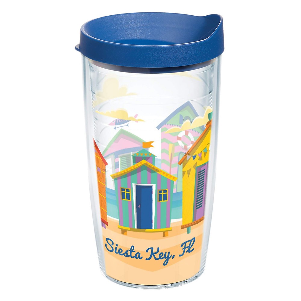 Siesta Key Florida Made in USA Double-Wall Insulated Tumbler Travel Cup