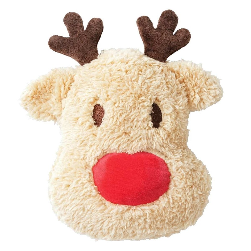 Mini Reindeer Shaped Throw Pillow – 8x10 Festive Holiday Decor Accent