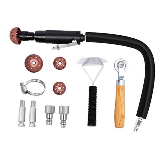 Air Tire Repair Polish Patch Tools, Includes 2500 RPM Low Speed Air Tire 15PCS