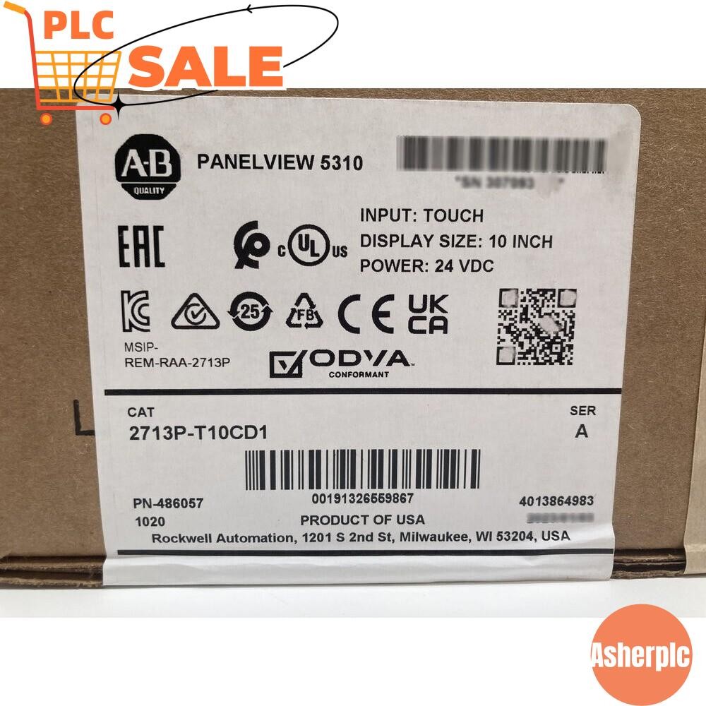 2713P-T10CD1 Panelview 5310 Terminal AB 2713PT10CD1 Factory Sealed US Free Tax