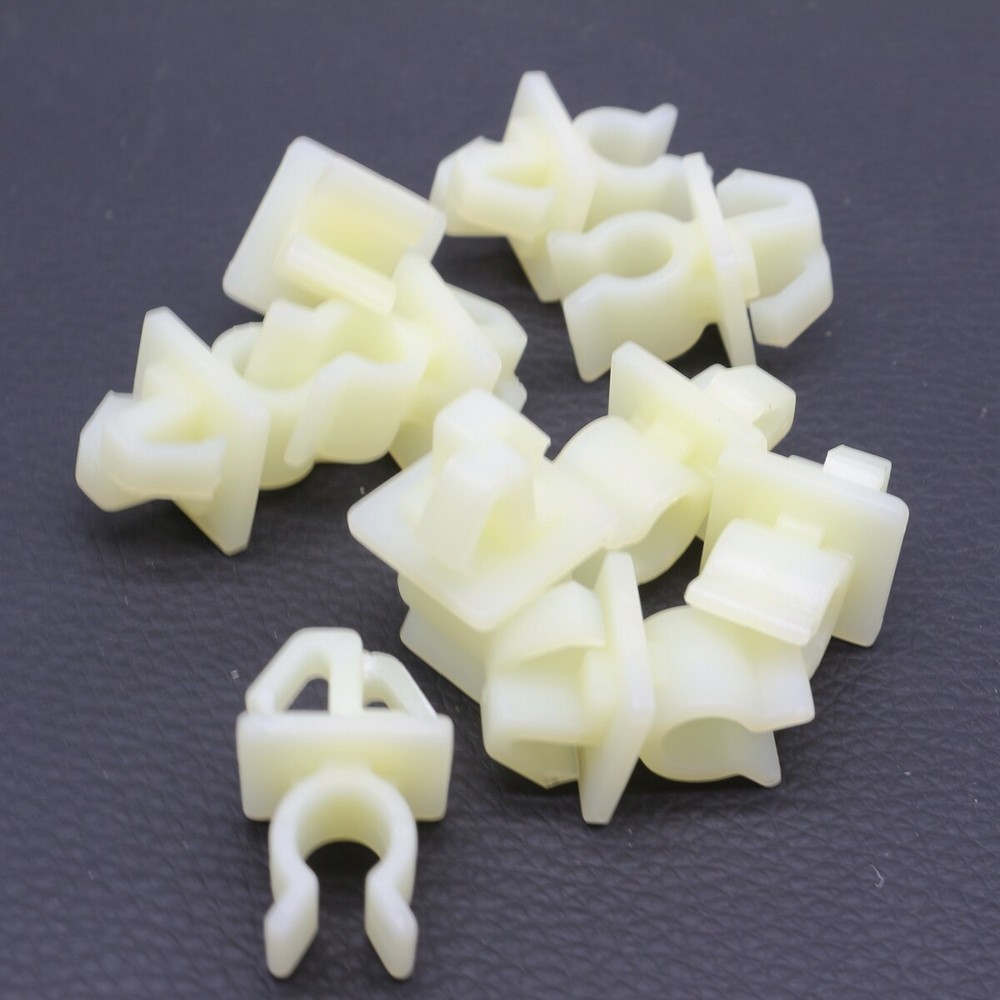 10Pcs Hood Prop Rod Clip 5345290351, 53452-90351 For Toyota