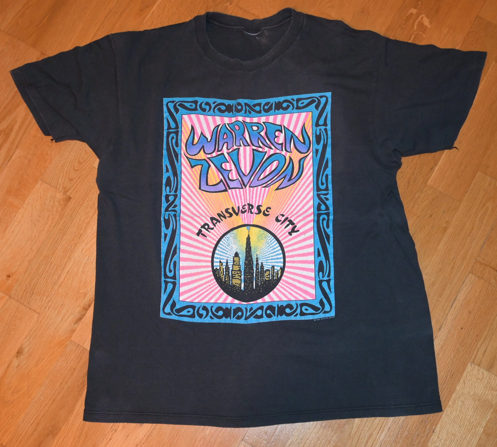 WARREN ZEVON Vintage Rare 1990 Transverse City Tour I0217