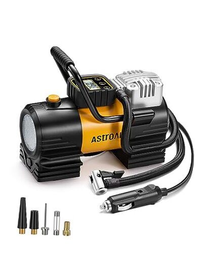 Tire Inflator Portable Air Compressor (Up to 150 PSI) Tire Pump for Car 12V