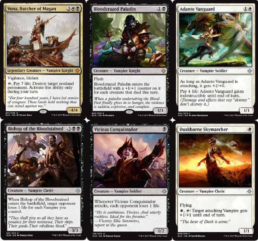 Vampire (Black White) Deck - Vona Magan - Adanto 60 Cards  MTG Magic Gathering