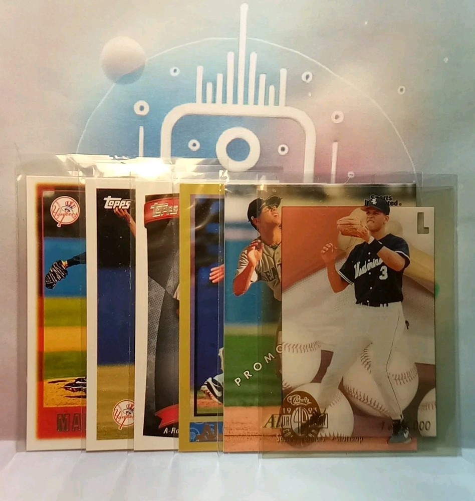 MLB Topps Fleer Classic A Rodriguez D Jeter M Rivera RC Promo Gold Foil  