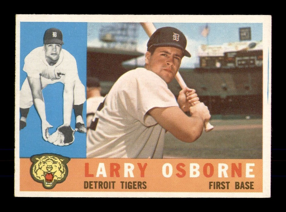 1960 Topps #201 Bobo Osborne EX-MINT Baseball Card OBGcards