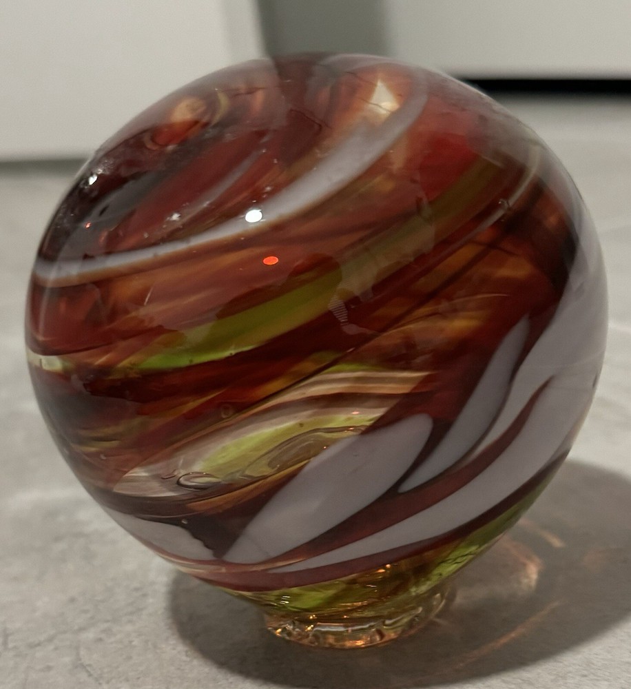 Hand Crafted Glass Ball Made In Oregon.